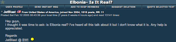 Elbonia Is It Real  Non Aviation Forum | Airliners net